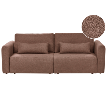 Sovesofa Vaxholm - Brun - Møbler - Sofaer - Sovesofaer - 3 seters sovesofa