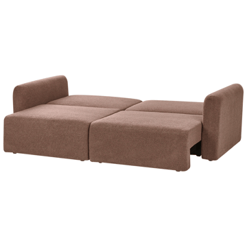 Sovesofa Vaxholm - Brun - Møbler - Sofaer - Sovesofaer - 3 seters sovesofa