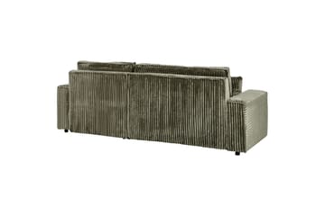 Sovesofa venstrevendt Abacka - Grønn, svart - Møbler - Sofaer - Sovesofaer - Langsgående sovesofa