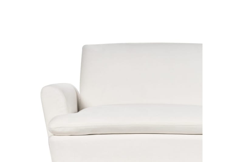 Sovesofa Vettre - Hvitt, gull - Møbler - Sofaer - Sovesofaer - 3 seters sovesofa