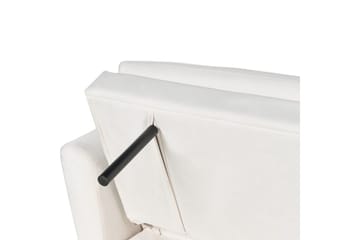 Sovesofa Vettre - Hvitt, gull - Møbler - Sofaer - Sovesofaer - 3 seters sovesofa