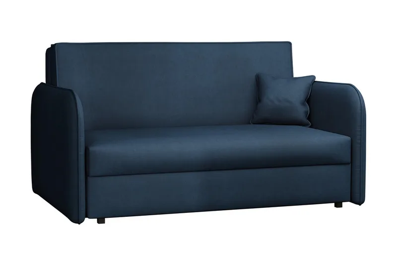 Sovesofa Viva, Svart/Blå
