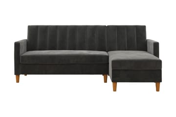 Sovesofa Wheatride - Mørkegrå - Møbler - Sofaer - Sovesofaer - Langsgående sovesofa