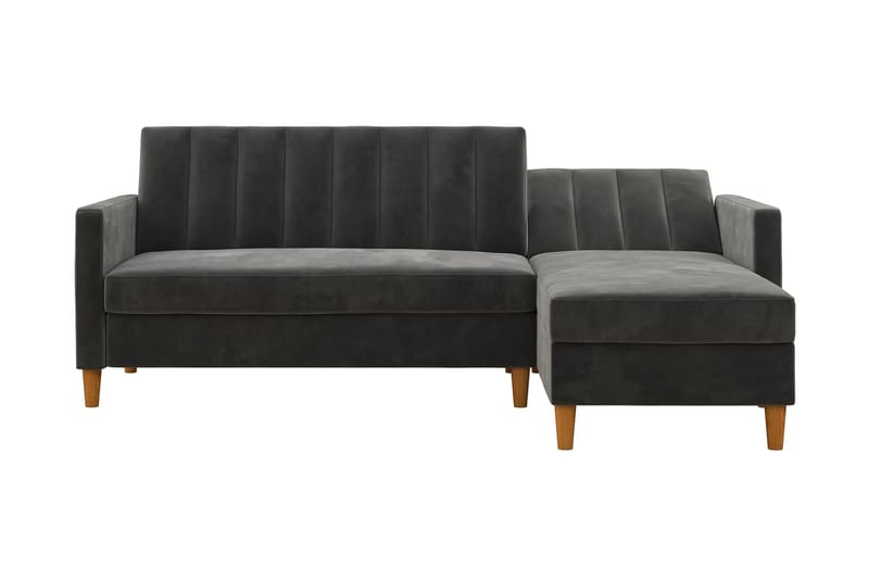 Sovesofa Wheatride - Mørkegrå - Møbler - Sofaer - Sovesofaer - Langsgående sovesofa