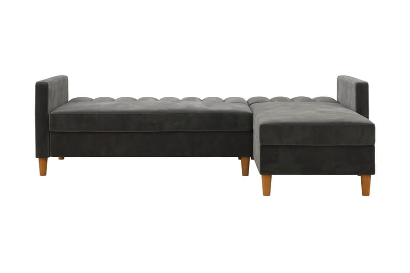 Sovesofa Wheatride - Mørkegrå - Møbler - Sofaer - Sovesofaer - Langsgående sovesofa