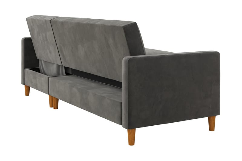 Sovesofa Wheatride - Mørkegrå - Møbler - Sofaer - Sovesofaer - Langsgående sovesofa