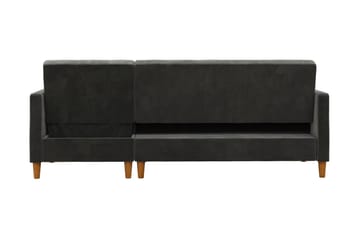 Sovesofa Wheatride - Mørkegrå - Møbler - Sofaer - Sovesofaer - Langsgående sovesofa