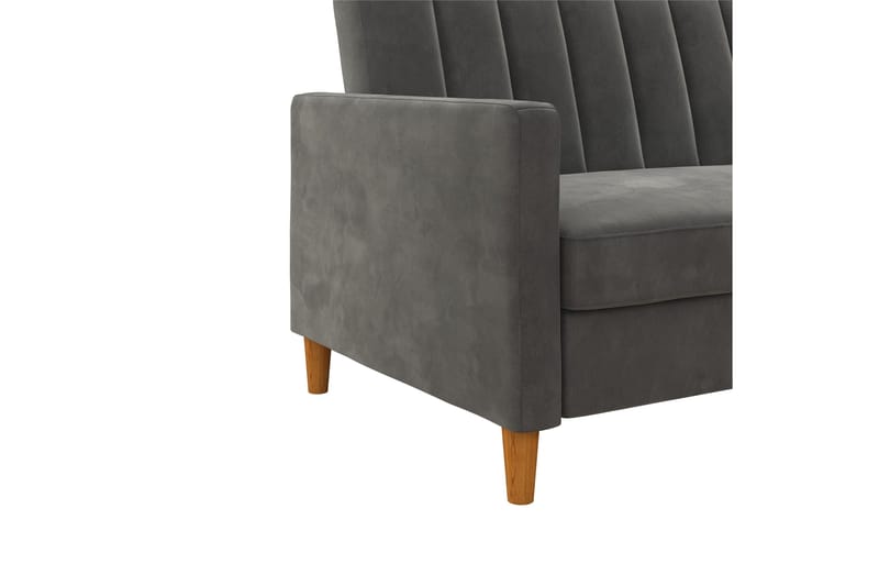 Sovesofa Wheatride - Mørkegrå - Møbler - Sofaer - Sovesofaer - Langsgående sovesofa