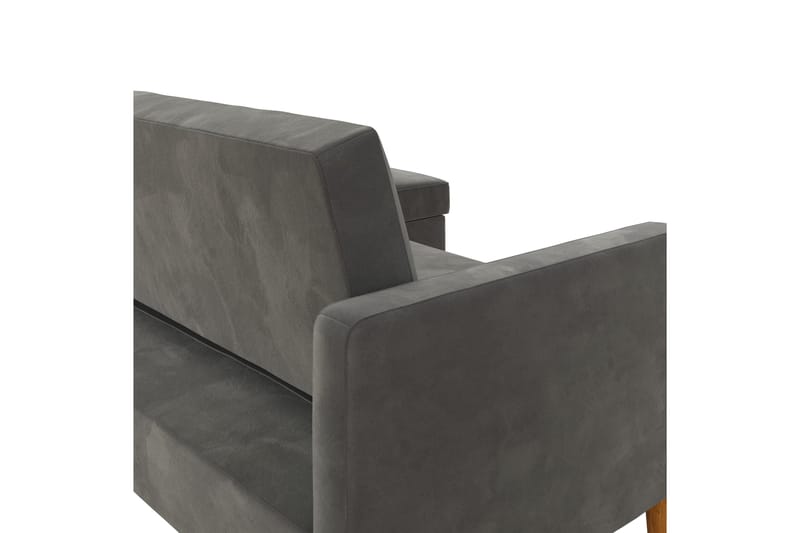 Sovesofa Wheatride - Mørkegrå - Møbler - Sofaer - Sovesofaer - Langsgående sovesofa