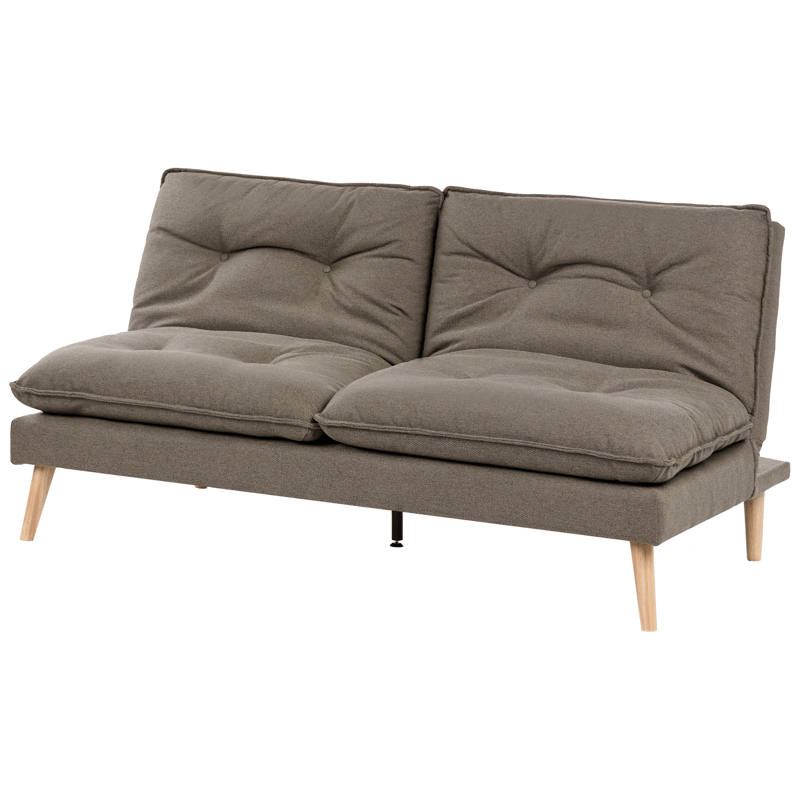 Sovesofa Yila - Brun - Møbler - Sofaer - Sovesofaer - 3 seters sovesofa