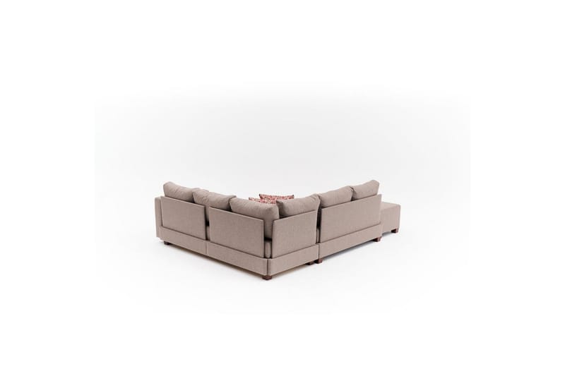Sufian Hjørne sovesofa 4 seter - Brun - Møbler - Sofaer - Sovesofaer - Hjørnesovesofa