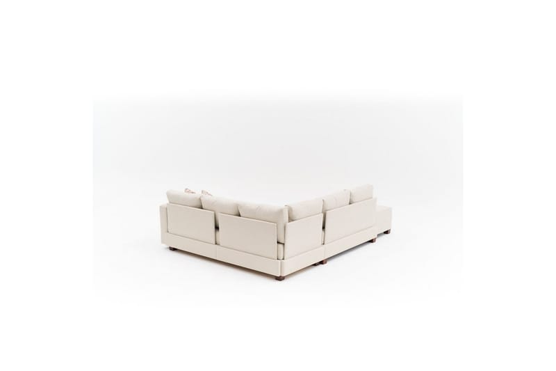 Sufian Hjørne sovesofa 4 seter - Cremehvit - Møbler - Sofaer - Sovesofaer - Hjørnesovesofa