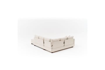 Sufian Hjørne sovesofa 4 seter - Cremehvit - Møbler - Sofaer - Sovesofaer - Hjørnesovesofa
