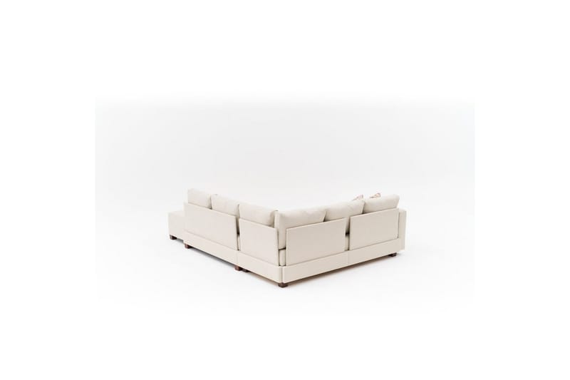 Sufian Hjørne sovesofa 4 seter - Cremehvit - Møbler - Sofaer - Sovesofaer - Hjørnesovesofa