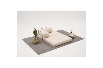 Sufian hjørne sovesofa to hjørner 3 seter - Beige - Møbler - Sofaer - Sovesofaer - Hjørnesovesofa