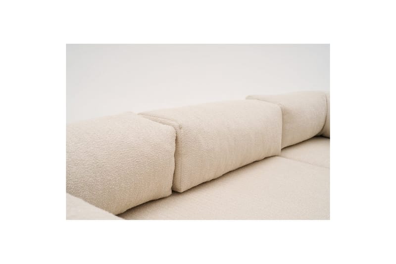 Sufian hjørne sovesofa to hjørner 3 seter - Beige - Møbler - Sofaer - Sovesofaer - Hjørnesovesofa