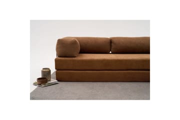 Sufian hjørne sovesofa to hjørner 3 seter - Brun - Møbler - Sofaer - Sovesofaer - Hjørnesovesofa