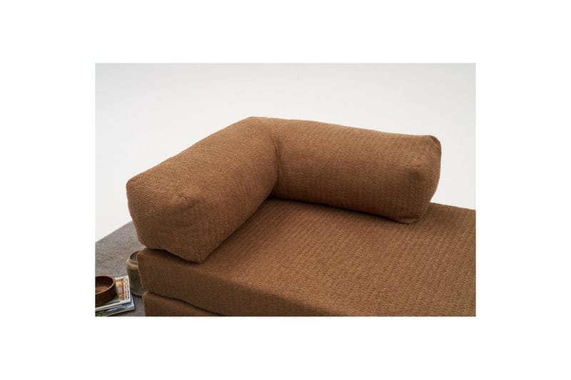 Sufian hjørne sovesofa to hjørner 3 seter - Brun - Møbler - Sofaer - Sovesofaer - Hjørnesovesofa