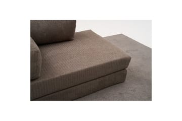 Sufian hjørne sovesofa to hjørner 3 seter - Grå - Møbler - Sofaer - Sovesofaer - Hjørnesovesofa