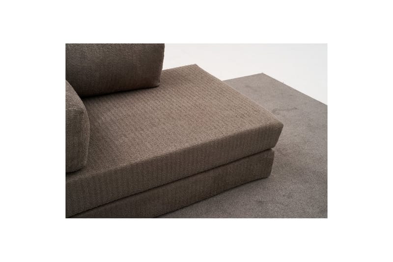 Sufian hjørne sovesofa to hjørner 3 seter - Grå - Møbler - Sofaer - Sovesofaer - Hjørnesovesofa