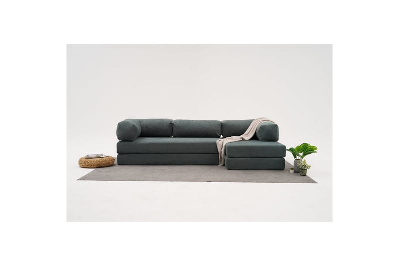Sufian hjørne sovesofa to hjørner 3 seter - Grön - Møbler - Sofaer - Sovesofaer - Hjørnesovesofa