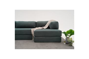 Sufian hjørne sovesofa to hjørner 3 seter - Grön - Møbler - Sofaer - Sovesofaer - Hjørnesovesofa