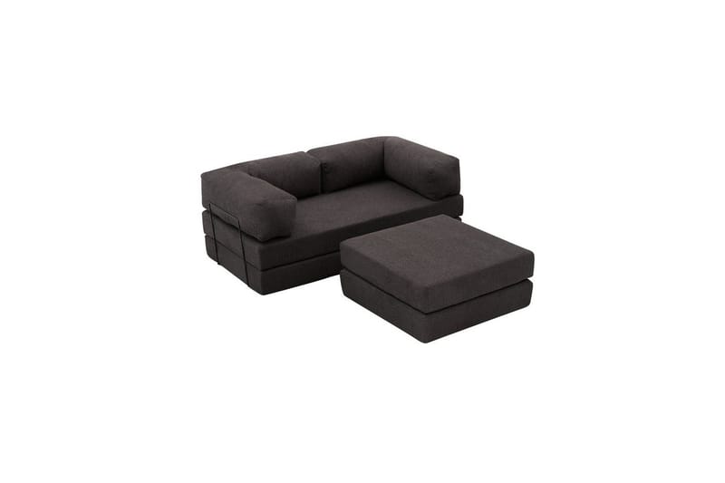 Sufian hjørnesovesofa med Divan 2-seter - Antrasitt - Møbler - Sofaer - Sovesofaer - Sovesofa divan
