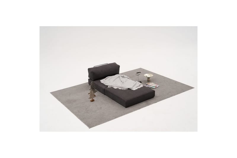 Sufian hjørnesovesofa med Divan 2-seter - Antrasitt - Møbler - Sofaer - Sovesofaer - Sovesofa divan