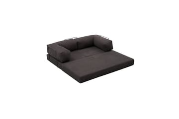 Sufian hjørnesovesofa med Divan 2-seter - Antrasitt - Møbler - Sofaer - Sovesofaer - Sovesofa divan