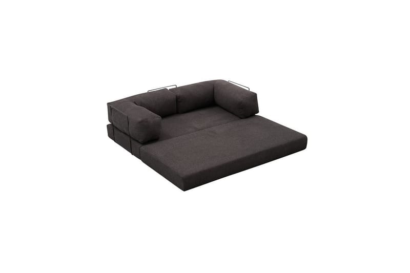 Sufian hjørnesovesofa med Divan 2-seter - Antrasitt - Møbler - Sofaer - Sovesofaer - Sovesofa divan