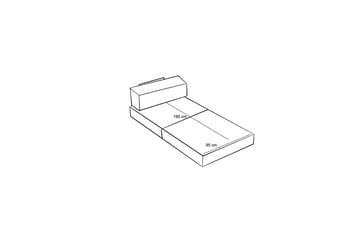 Sufian hjørnesovesofa med Divan 2-seter - Brun - Møbler - Sofaer - Sovesofaer - Sovesofa divan