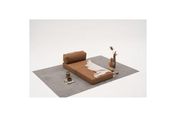 Sufian hjørnesovesofa med Divan 2-seter - Brun - Møbler - Sofaer - Sovesofaer - Sovesofa divan