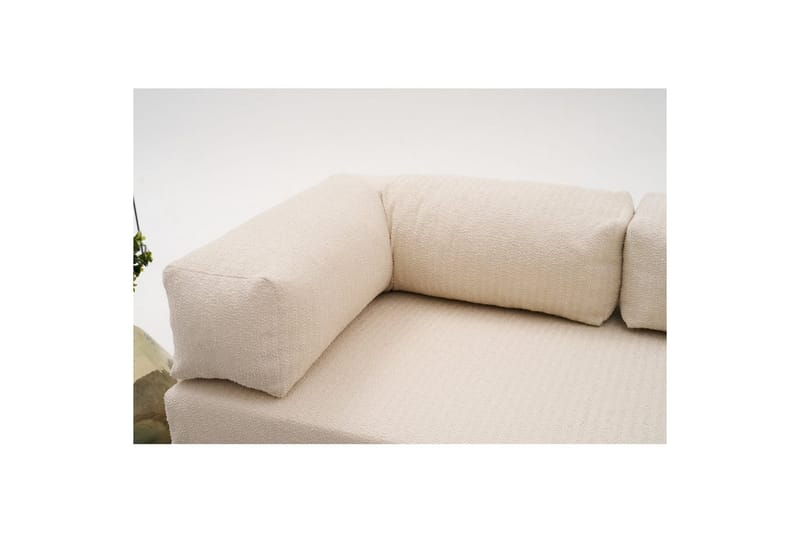 Sufian hjørnesovesofa med Divan 2-seter - Cremehvit - Møbler - Sofaer - Sovesofaer - Sovesofa divan