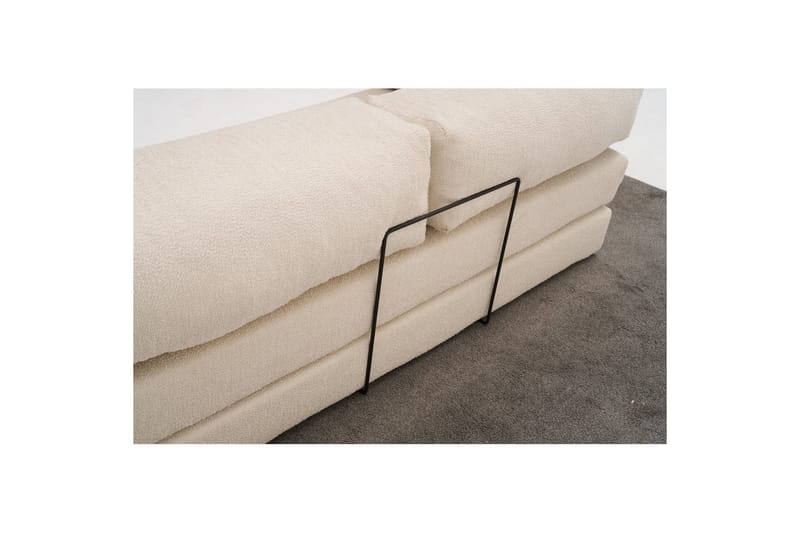 Sufian hjørnesovesofa med Divan 2-seter - Cremehvit - Møbler - Sofaer - Sovesofaer - Sovesofa divan