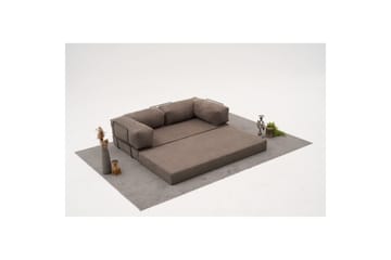 Sufian hjørnesovesofa med Divan 2-seter - Grå - Møbler - Sofaer - Sovesofaer - Sovesofa divan