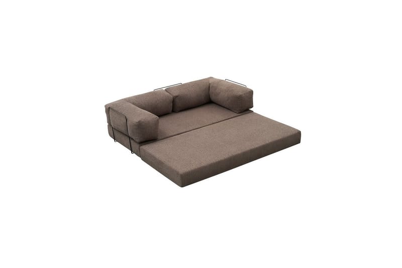 Sufian hjørnesovesofa med Divan 2-seter - Grå - Møbler - Sofaer - Sovesofaer - Sovesofa divan