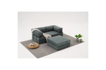 Sufian hjørnesovesofa med Divan 2-seter - Grön - Møbler - Sofaer - Sovesofaer - Sovesofa divan