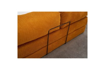 Sufian hjørnesovesofa med Divan 2-seter - Oransje - Møbler - Sofaer - Sovesofaer - Sovesofa divan