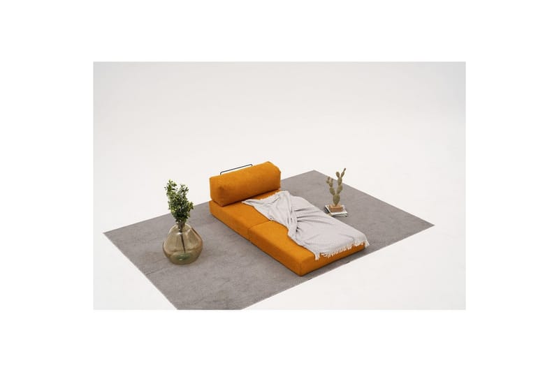 Sufian hjørnesovesofa med Divan 2-seter - Oransje - Møbler - Sofaer - Sovesofaer - Sovesofa divan