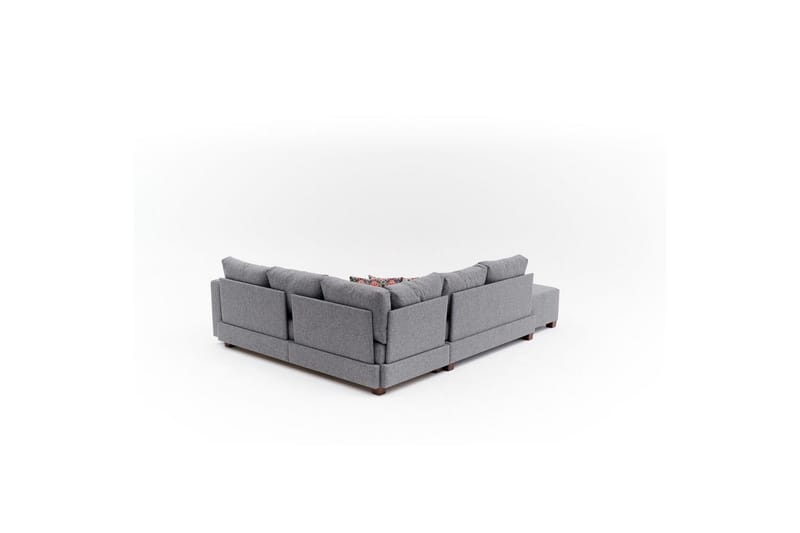 Sufian Soffa med Sjeselong 4-sits - Grafittgrå - Møbler - Sofaer - Sovesofaer - Hjørnesovesofa