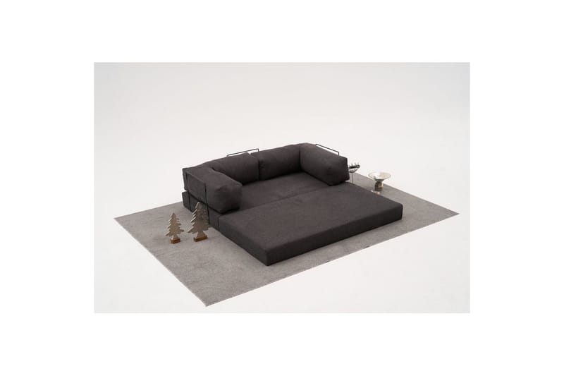 Sufian Sovesofa 2-sits - Antrasitt - Møbler - Sofaer - Sovesofaer - 2 seters sovesofa