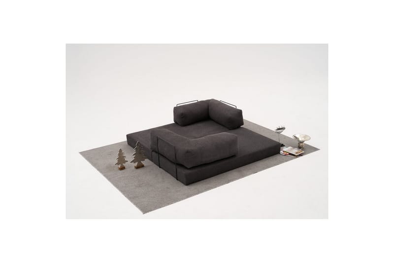 Sufian Sovesofa 2-sits - Antrasitt - Møbler - Sofaer - Sovesofaer - 2 seters sovesofa