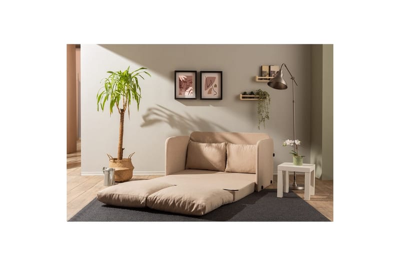 Sufian Sovesofa 2-sits - Beige - Møbler - Sofaer - Sovesofaer - 2 seters sovesofa
