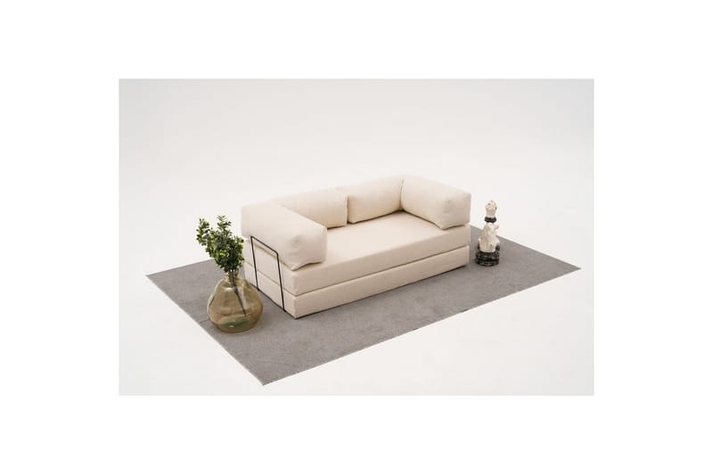 Sufian Sovesofa 2-sits - Cremehvit - Møbler - Sofaer - Sovesofaer - 2 seters sovesofa
