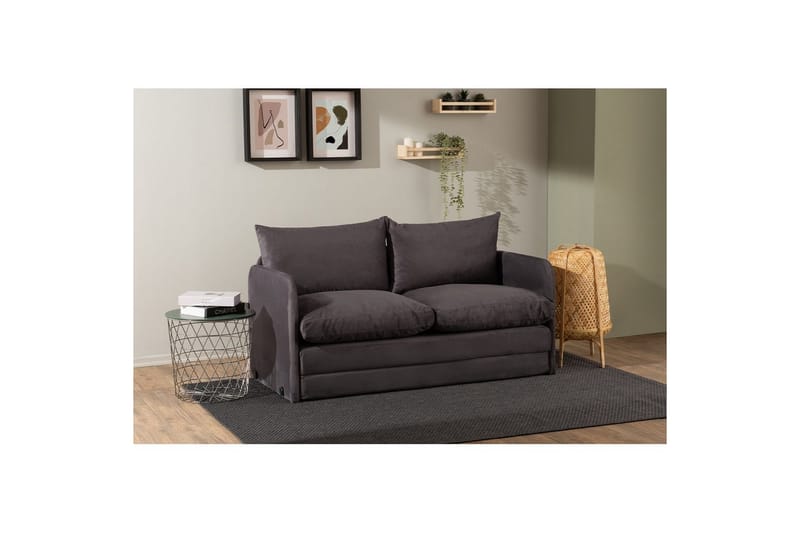Sufian Sovesofa 2-sits - Grå - Møbler - Sofaer - Sovesofaer - 2 seters sovesofa