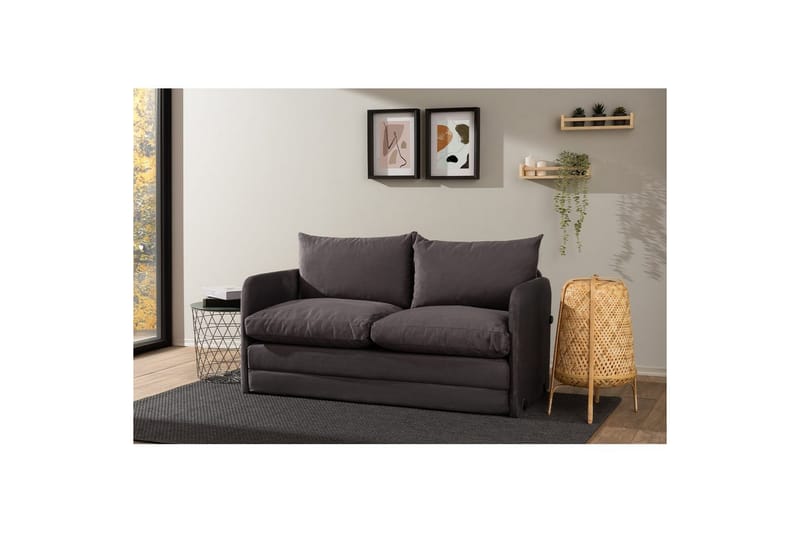 Sufian Sovesofa 2-sits - Grå - Møbler - Sofaer - Sovesofaer - 2 seters sovesofa