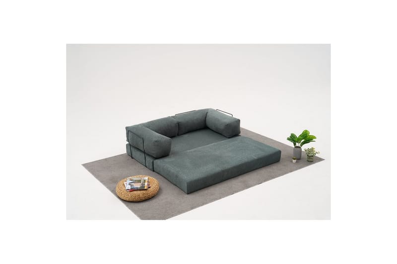 Sufian Sovesofa 2-sits - Grön - Møbler - Sofaer - Sovesofaer - 2 seters sovesofa