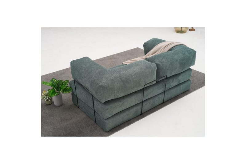 Sufian Sovesofa 2-sits - Grön - Møbler - Sofaer - Sovesofaer - 2 seters sovesofa