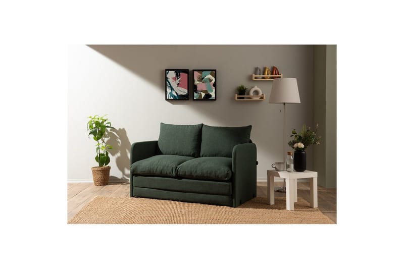 Sufian Sovesofa 2-sits - Grön - Møbler - Sofaer - Sovesofaer - 2 seters sovesofa