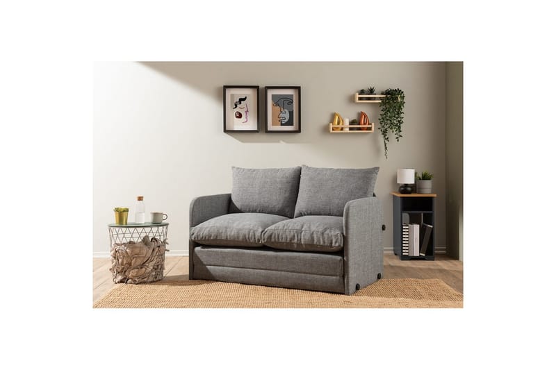Sufian Sovesofa 2-sits - Lysegrå - Møbler - Sofaer - Sovesofaer - 2 seters sovesofa